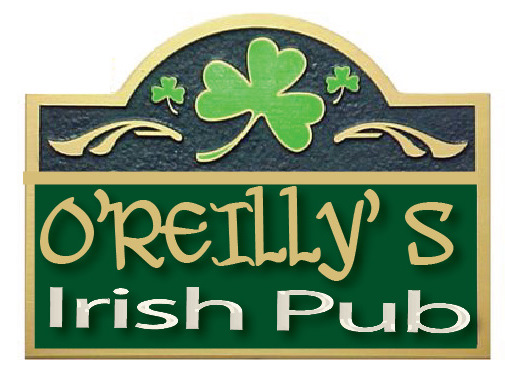 Y27595 - Irish Pub Sign with Shamrock