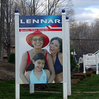 Post and Panel Sign