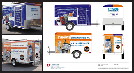 July 2005 - Telus Tyroute Event Trailer