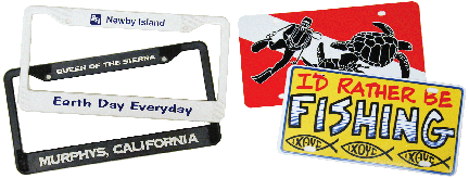 License Plates/Frames