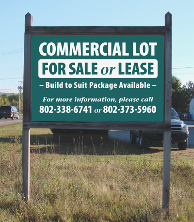 Real Estate Development Site Sign
