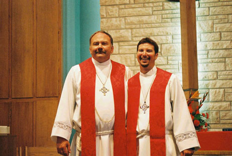 Pastors Clint Poppe and Lance Berndt