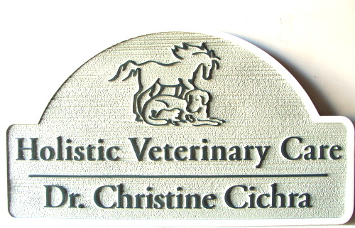 BB11734 - Sandblasted HDU Large-Animal Veterinary Sign