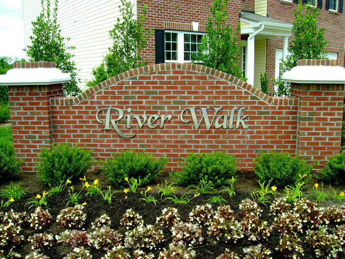 River Walk Community Sign
