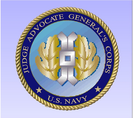 V31386 - Judge Advocate General (JAG) Seal Carved Wooden Wall Plaque