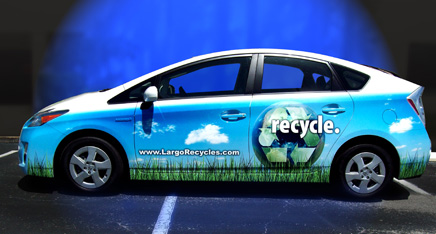 Vehicle Graphics - Prius Wrap