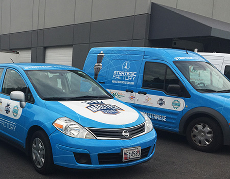 Strategically Build Brand Awareness With Vehicle Wraps
