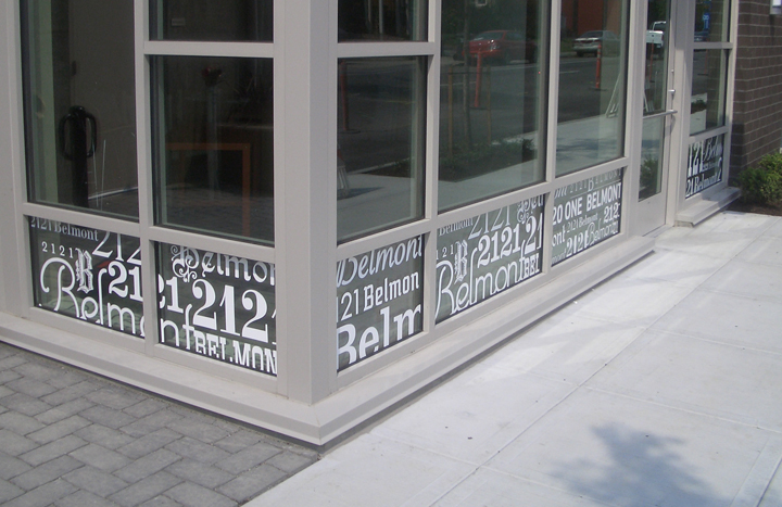 2121 Belmont Window Graphics