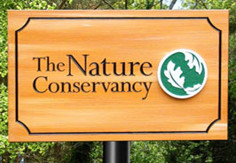 M3715 - Routed Redwood Sign with Carved Emblem