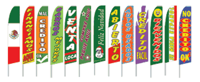 Spanish Pre-made Flags