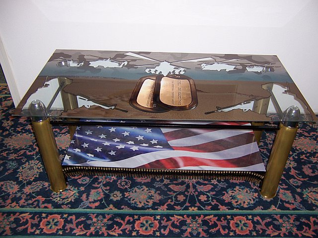 Military Shadow Coffee Table