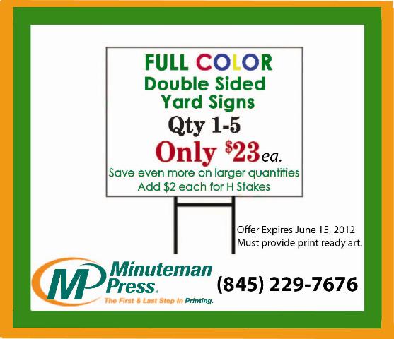 Minuteman Press Hyde Park, Printing Specials, Low Cost Business Cards, $19.95 Business Cards, Dutchess County