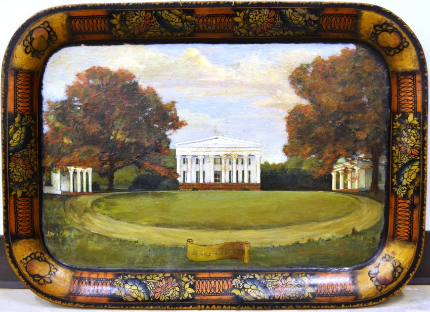 Hand-Painted Tray of Berryhill