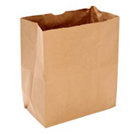 paper bag, paper, grocery bag