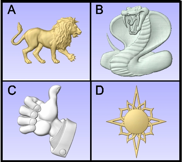 U30913 - Carved Misc Symbols II