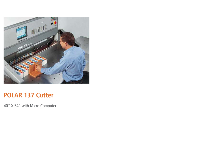 Polar 137ED Cutter