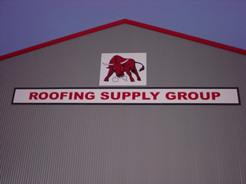 Large Flat Building Sign