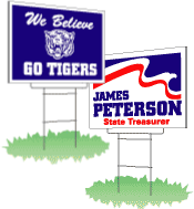 Economy Corrugated Yard Signs