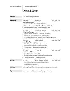 Resumes