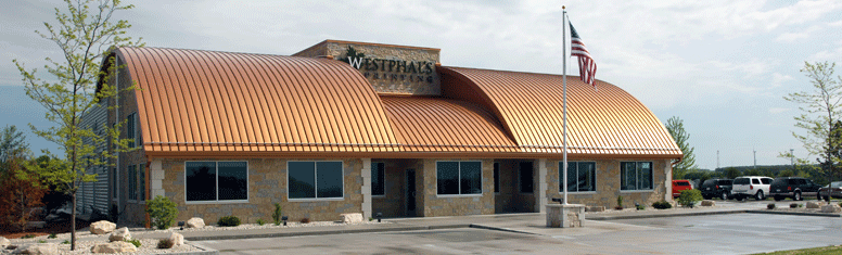 Front of new facility