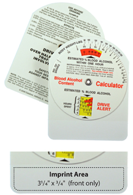 Blood Alcohol Content Wheel Chart Calculator