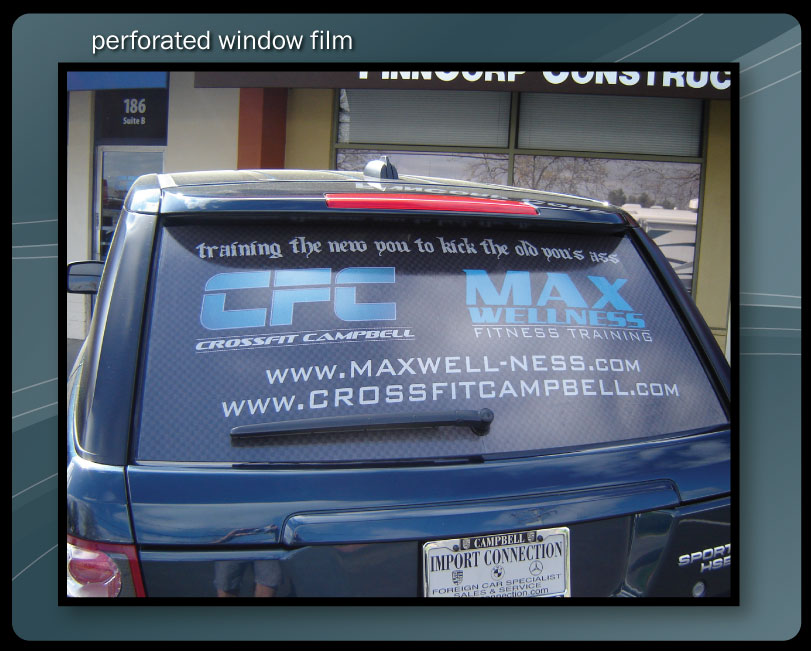 PERFORATED WINDOW FILM