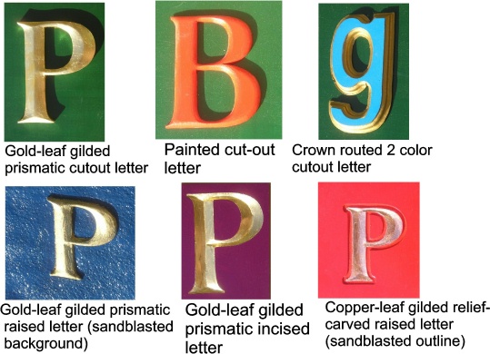 M8100 -Cut-out, Gilded, and Prismatic Letters