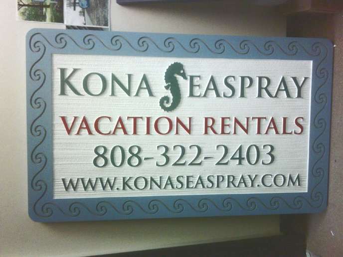 L21121 - Beachfront Vacation Rental Sign