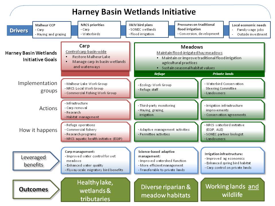 Harney Basin Wetlands Initiative Flowchart