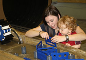 "I love the variety of exhibits and how they have something for every age group. We spend hours at a time here because there's so much to see and do."