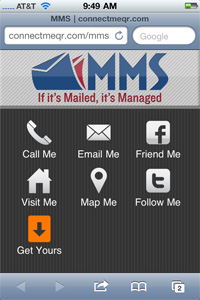 ConnectMe QR™ Code for MMS