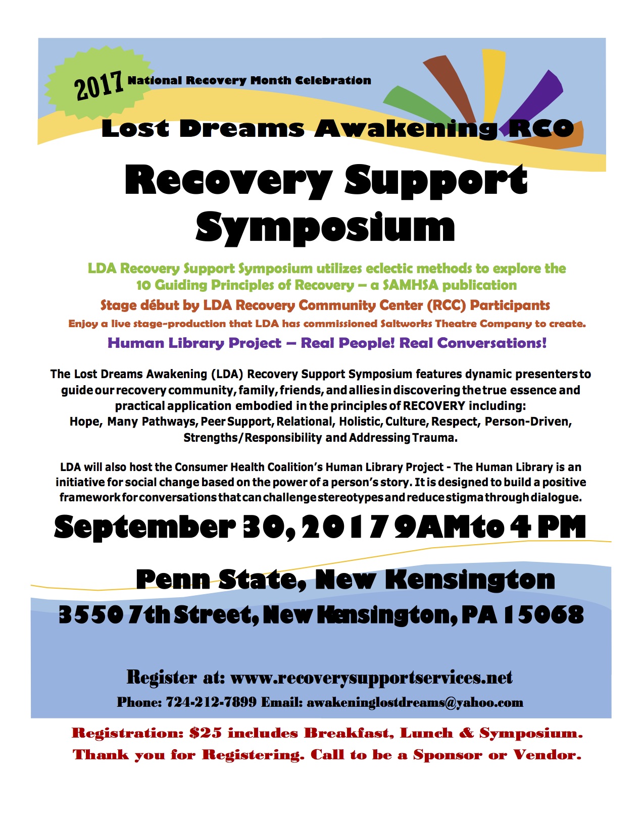 LDA 2017 RECOVERY SUPPORT SYMPOSIUM