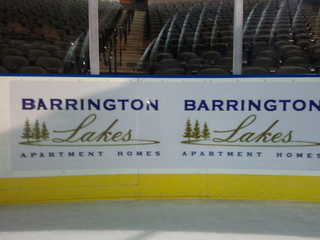 Barrington Lakes Dasher Board