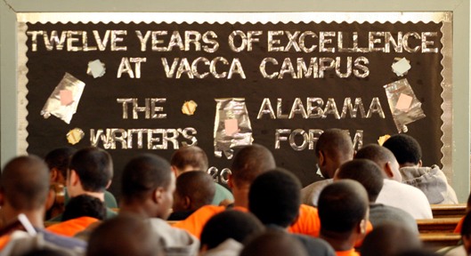 DYS Vacca Campus students celebrate the release of Courage Is.  (Jamie Martin)