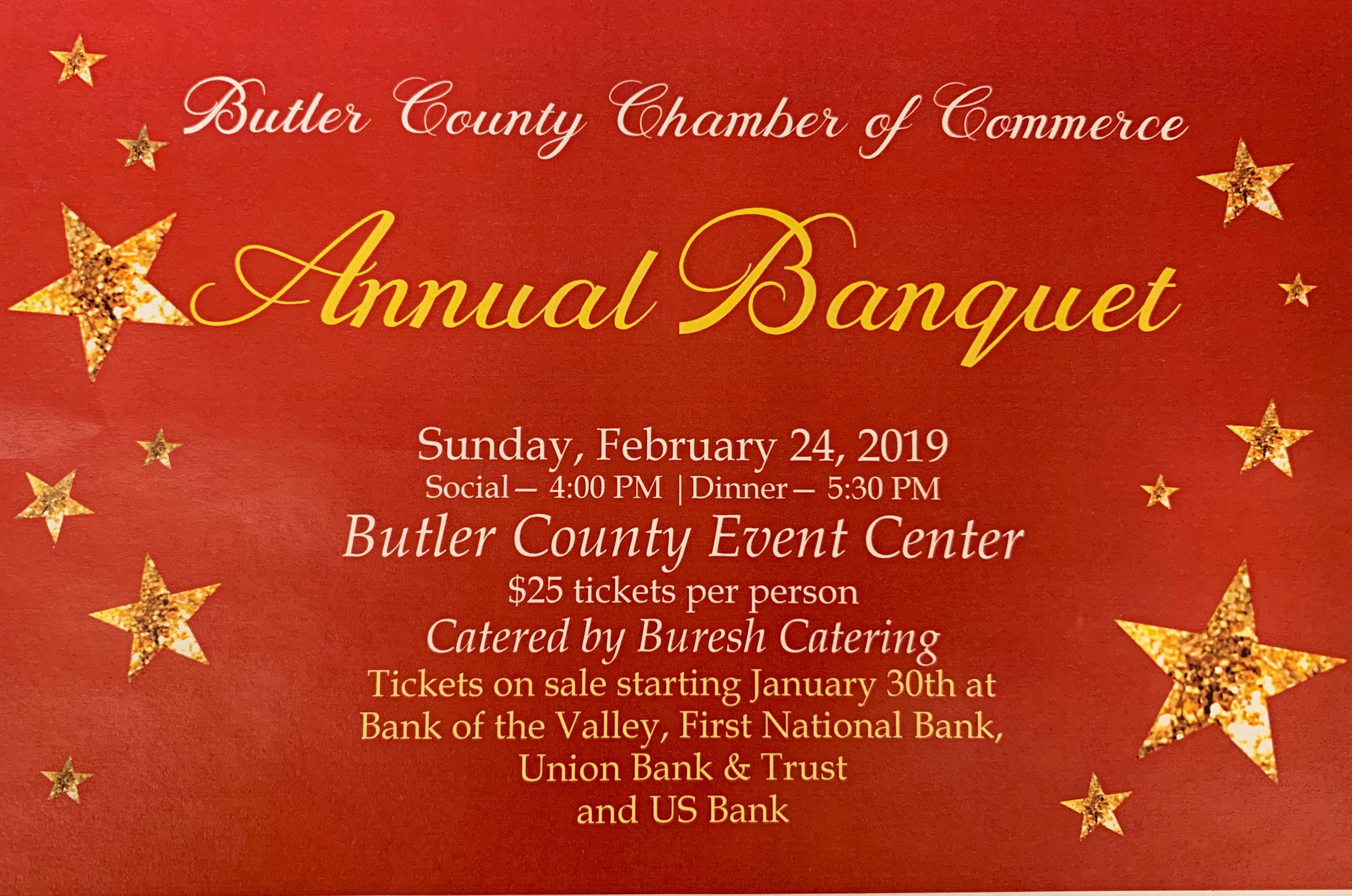 Butler County Chamber of Commerce Annual Banquet