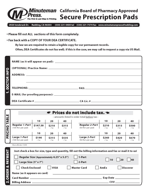 Click here to download Secure Prescription Pad Form