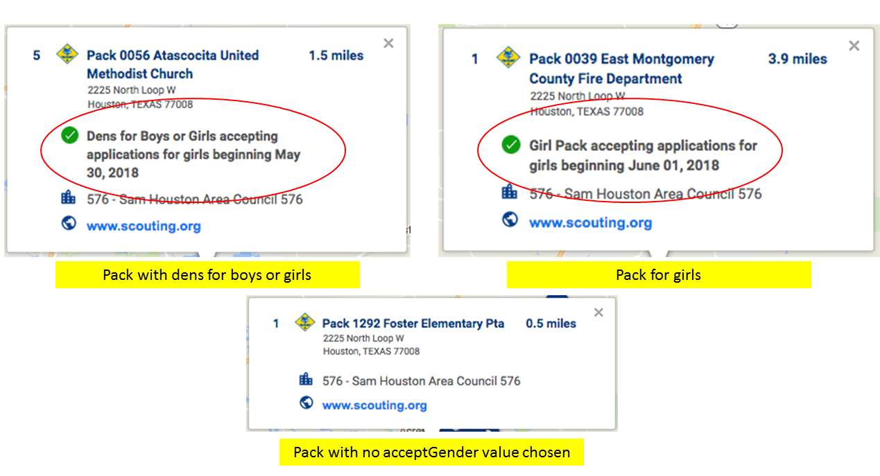 All Packs need to Update BeAScout Pins to Reflect Status