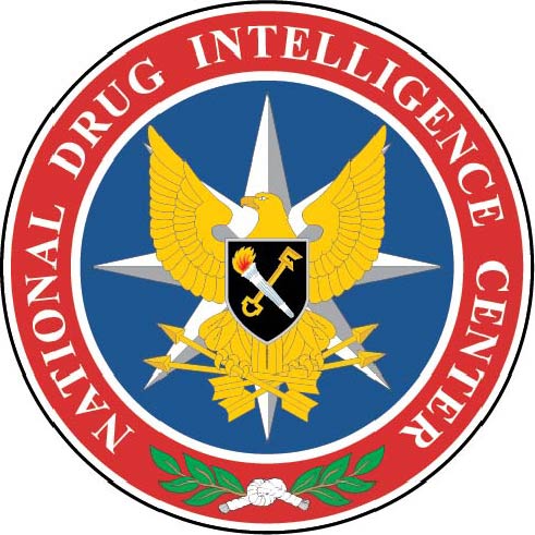 U30403 - National Drug Intelligence Center Seal Carved 3D Wall Plaque