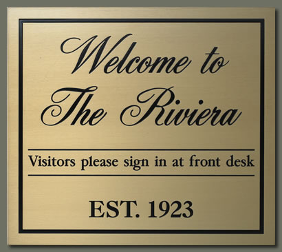 Engraved Signs