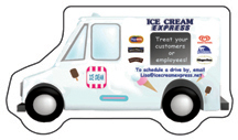 Ice Cream Express Refrigerator Magnets