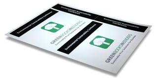 Recycled Label Sample