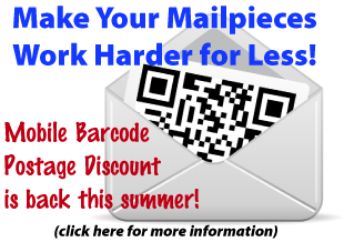 Professional Print & Mail, Fresno, CA, 2012 Mobile Barcode Discount Promotion