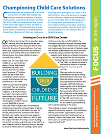 A Focus on Child Care