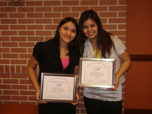 sonia receiving susan buffet award