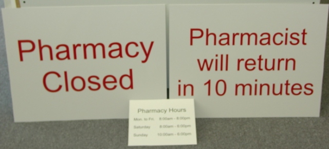 Posterboard vinyl signs
