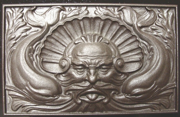 M8292 - Neptune Sea God 3D Carved HDU Applique