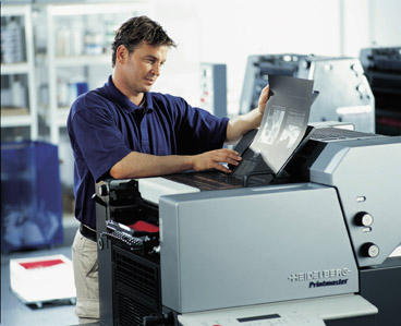 Heidelberg QM 46-2 - 2 Color Offset Press (click to view)
