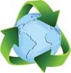 globe recycled