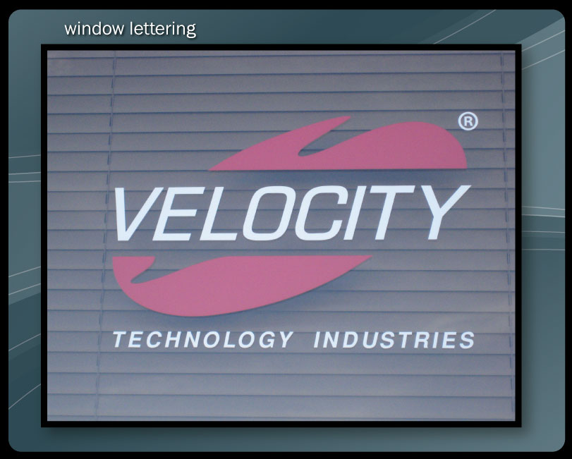 WINDOW LETTERING