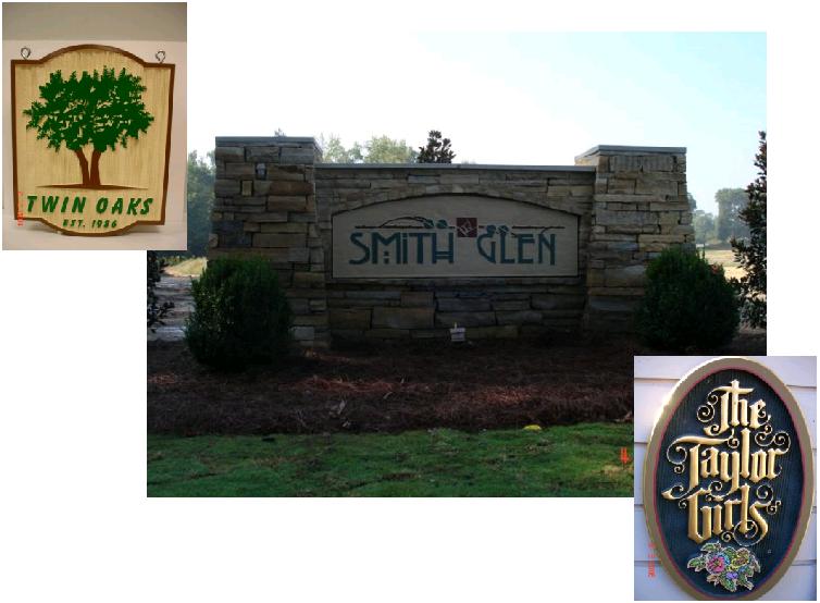 Sandblasted Signs
